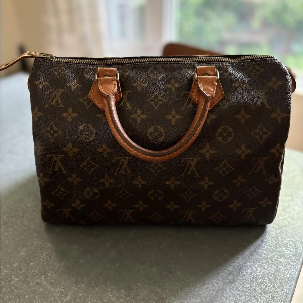 Louis Vuitton Brown Monogram Speedy 30